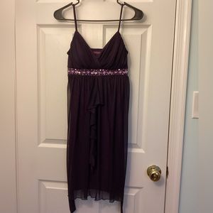 Deep purple formal dress
